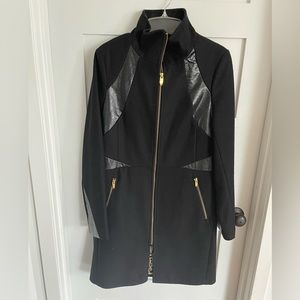 Womens black peacoat
